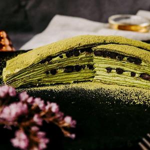 【日食生活】抹茶紅豆千層蛋糕